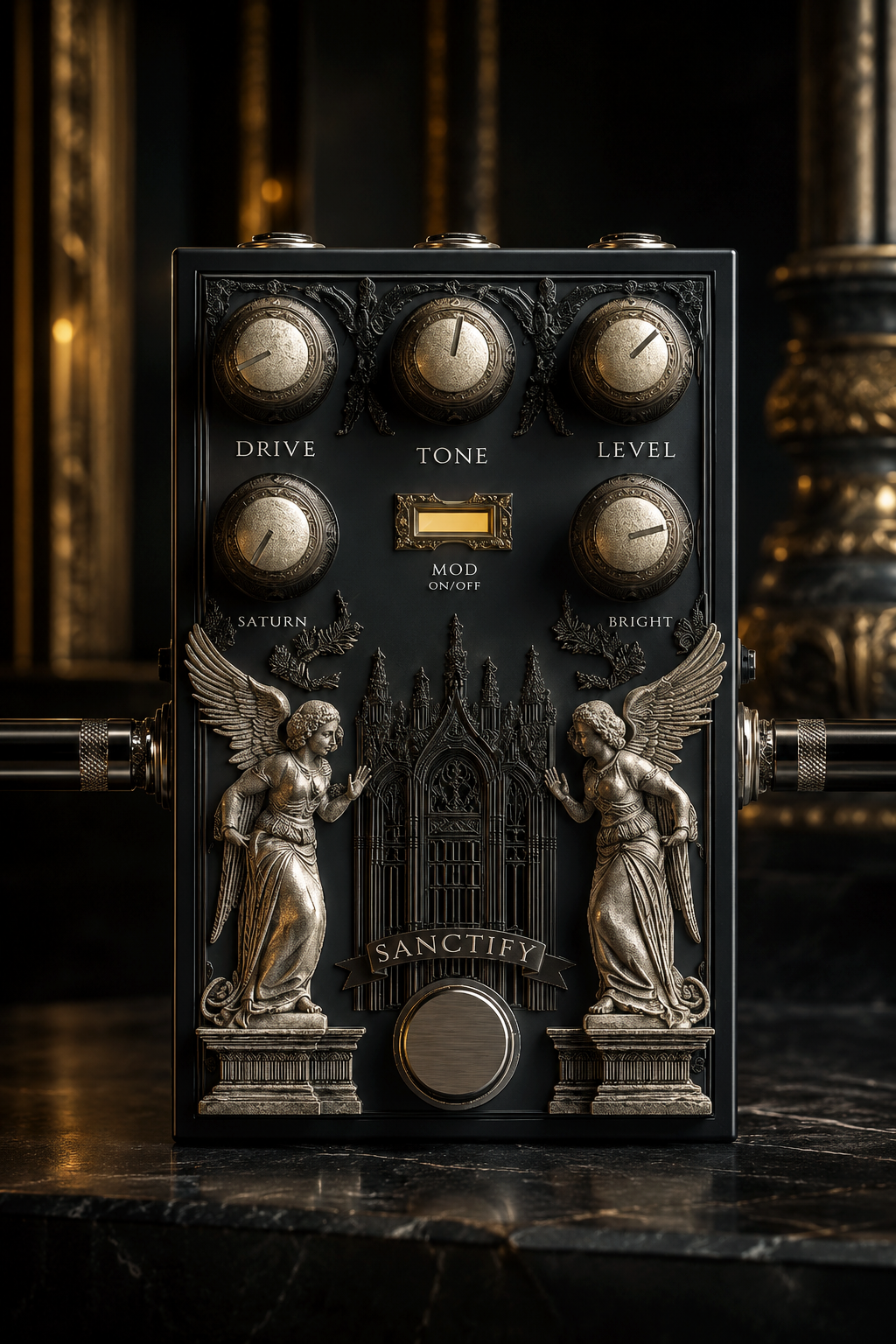 SANCTIFY dual-voice overdrive and saturation plugin interface